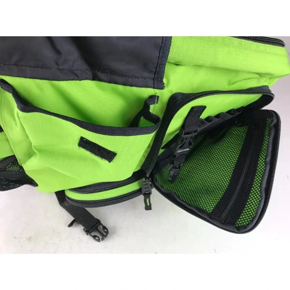 Corel Unisex Adults Florescent Green Laptop Sleeve Pockets‎ Top Handle Backpack